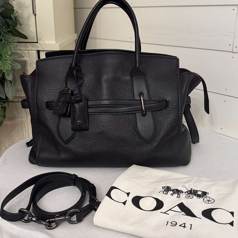 Coach 1941 Shadow Carryall Leather Satchel - Picture 2 of 15